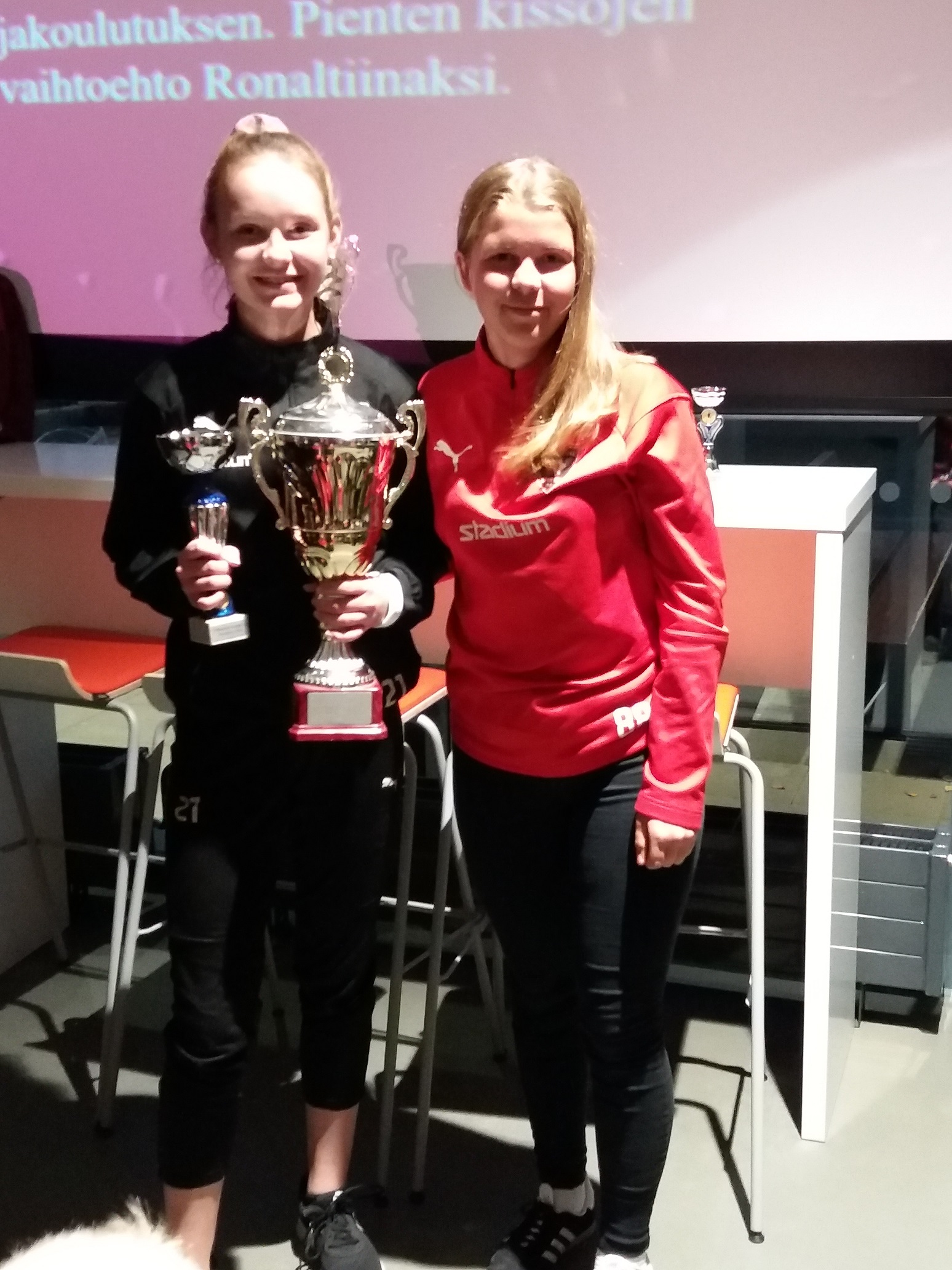 Ronaltiina, Vilma Ikonen 2018 ja Ronja Aaltonen 2017